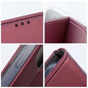 Kabura SMART MAGNETO do IPHONE 16 burgundowy