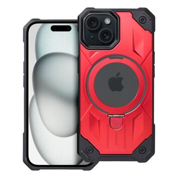 Futera Armor Mag Cover kompatybilny z MagSafe do IPHONE 15 czerwony