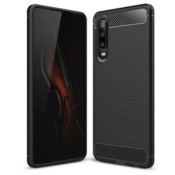 Futera CARBON do HUAWEI P30 czarny