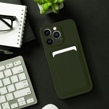 Futerał CARD CASE do IPHONE 16 zielony