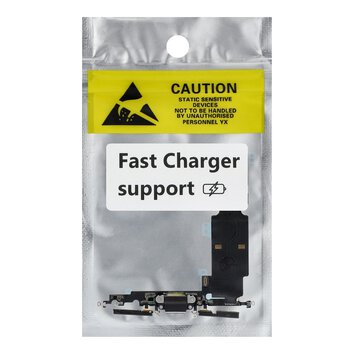 Taśma ładowania USB do IPHONE 8 Plus czarny (demotaż)