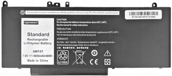 Bateria 6MT4T do laptopa Dell Latitude E5550 7.6V