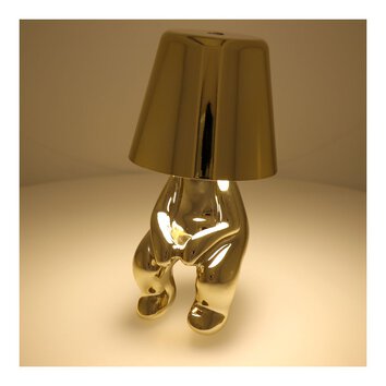 Lampka nocna GOLD MAN Art Deco siedzcy (wzr 2) MLTL