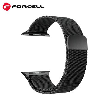 FORCELL F-DESIGN FA03 pasek do APPLE Watch 38 / 40 / 41 mm czarny