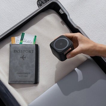 BASEUS ładowarka indukcyjna 2w1 kompatybilna z MagSafe 3A 20W BS-W531 czarna