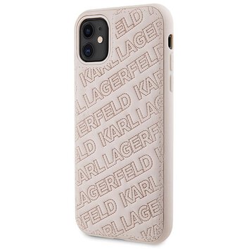 Oryginalne Etui KARL LAGERFELD Hardcase KLHCN61PQKPMP do iPhone 11 (Quilted K Pattern / rowy)