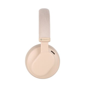 FORCELL F-AUDIO suchawki bezprzewodowe nagowne ANC Touch Beat rowe