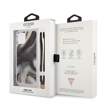 Oryginalne Etui GUESS Hardcase GUHCP12SKSMAGR do iPhone 12 MINI (Kolekcja Marble / szary)