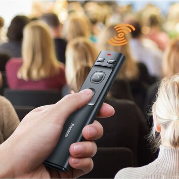 BASEUS wskanik laserowy bezprzewodowy Orange Dot ACFYB-B0G szary