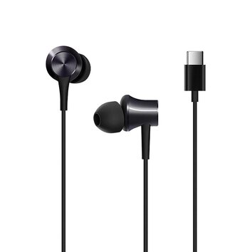 XIAOMI oryginalne suchawki przewodowe Typ C z mikrofonem HSEJ04WM czarne blister