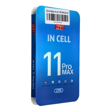 Wywietlacz do iPhone 11 Pro Max z ekranem dotykowym czarnym (ZY-LTPS)