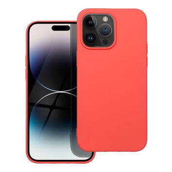 Futera SILICONE do IPHONE 14 PRO MAX brzoskwiniowy