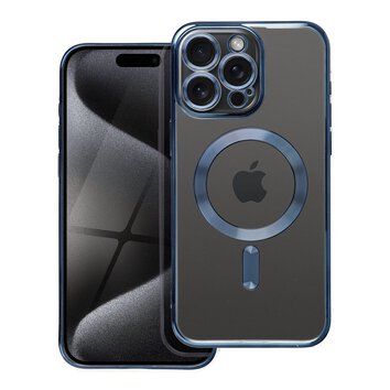 Futera Electro Mag Cover kompatybilny z MagSafe do IPHONE 15 PRO MAX tytanowy niebieski