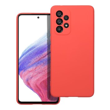 Futerał SILICONE do SAMSUNG Galaxy A53 5G brzoskwiniowy