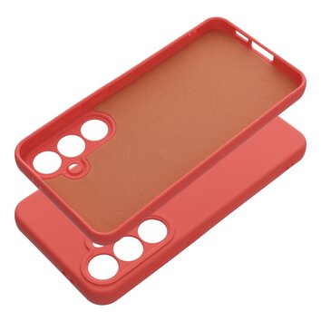 Futerał SILICONE do SAMSUNG S24 FE brzoskwiniowy