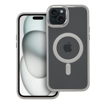 Futera Color Edge Mag Cover kompatybilny z MagSafe do IPHONE 15 PLUS tytanowy szary