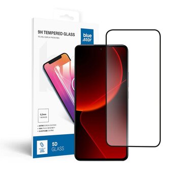 Szko hartowane Blue Star 5D - do Xiaomi 13T Pro - czarny
