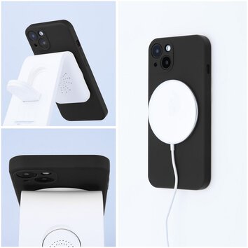 Futera Silicone Mag Cover kompatybilny z MagSafe do IPHONE 14 PRO MAX czarny