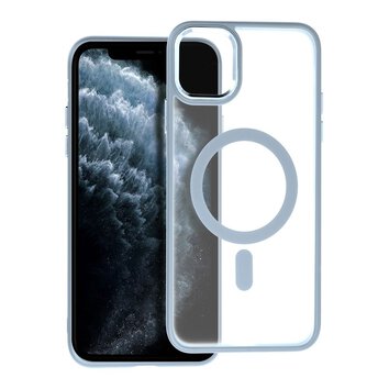 Futera MATTE MAG COVER kompatybilny z MagSafe do IPHONE 11 Pro Max niebieski