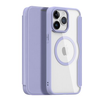 DUX DUCIS kabura SKIN X PRO kompatybilna z MagSafe do IPHONE 15 Pro Max fioletowa