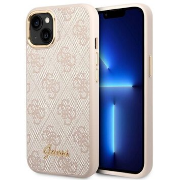 GUESS futera do IPHONE 13 / 14 / 15 GUHCP14SHG4SHP (4G Vintage Gold Logo) rowy