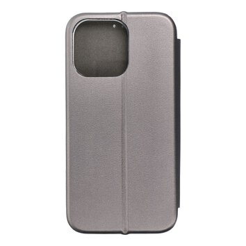 Kabura Book Elegance do IPHONE 15 PRO MAX stalowy