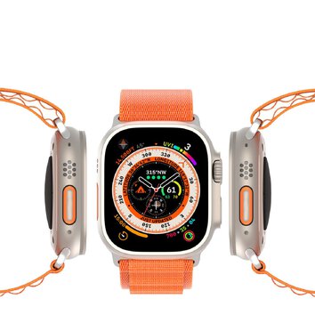 DUX DUCIS pasek GS nylonowy do Apple Watch 38 / 40 / 41 mm pomaraczowy
