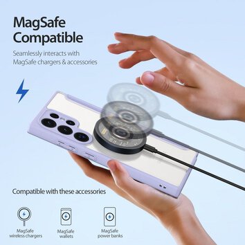 DUX DUCIS kabura SKIN X PRO kompatybilna z MagSafe do SAMSUNG S24 czarna