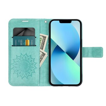 Kabura MEZZO Book do SAMSUNG A35 5G mandala zielony