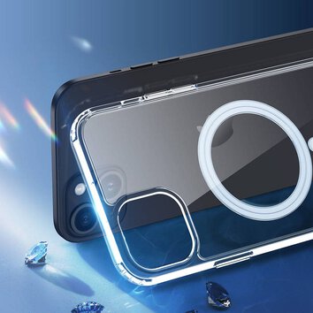 DUX DUCIS futera CLIN MAG kompatybilny z MagSafe do IPHONE 15 Pro transparentny