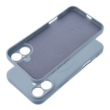 Futerał SILICONE MAG COVER kompatybilny z MagSafe do IPHONE 16 Plus jasny niebieski