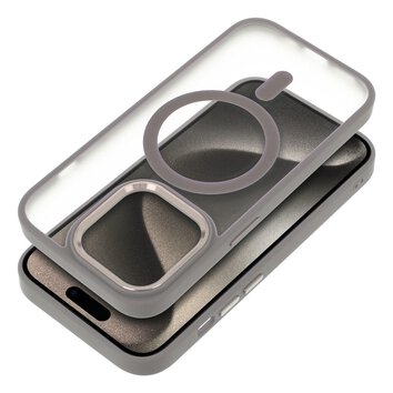 Futera Matte Mag Cover kompatybilny z MagSafe do IPHONE 15 PRO MAX tytanowy