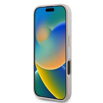 GUESS futerał do IPHONE 16 Plus GUHCP16MG4GFPI (PU 4G Classic) różowy