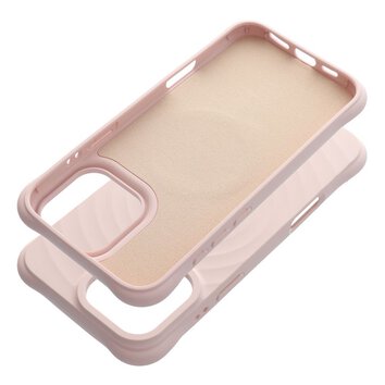 Silicone Zephyr Mag Cover kompatybilny z MagSafe do IPHONE 16 PRO MAX różowy