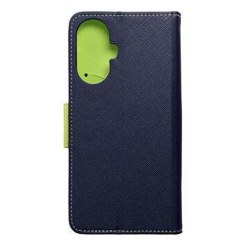 Kabura Fancy Book do REALME C55 granatowy / limonka