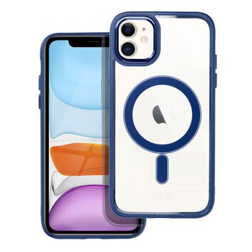 Futera COLOR EDGE MAG COVER kompatybilny z MagSafe do IPHONE 11 niebieski