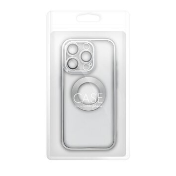 Futerał GLAM do IPHONE 16 Pro Max srebrny