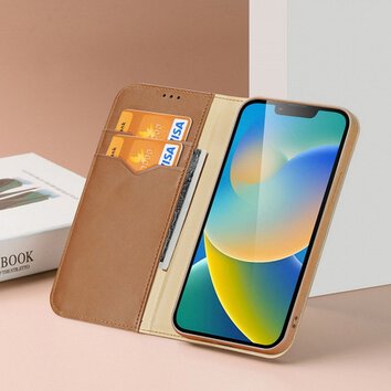 DUX DUCIS kabura HIVO do IPHONE 15 Plus brzowa