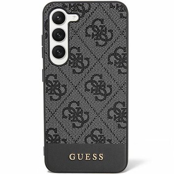 Oryginalne Etui GUESS Hardcase GUHCS24LG4GLGR do SAMSUNG S24 Ultra (4G Bottom Stripe / czarny)