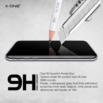 Szkło hartowane X-ONE 3D - do iPhone X/Xs czarny