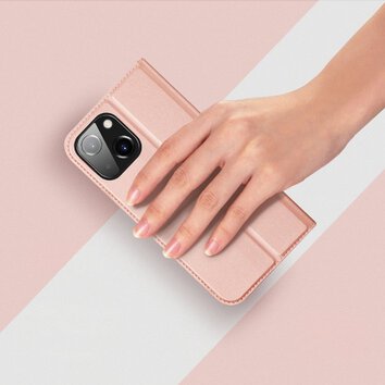 DUX DUCIS Skin Pro - futerał z klapką do Apple iPhone 15 Plus różowy