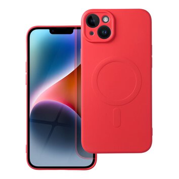Futera Silicone Mag Cover kompatybilny z MagSafe do IPHONE 14 PLUS czerwony