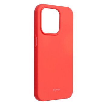 Futera Roar Colorful Jelly Case - do iPhone 15 Pro Brzoskwiniowy