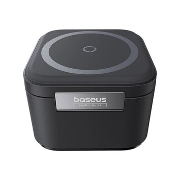 BASEUS ładowarka indukcyjna 2w1 kompatybilna z MagSafe 3A 20W BS-W531 czarna