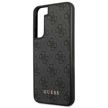 Oryginalne Etui GUESS Hardcase GUHCS22SG4GFGR do Samsung S22 (4G Metal Gold Logo / szary)