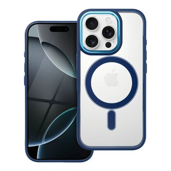 Futerał COLOR EDGE MAG COVER kompatybilny z MagSafe do IPHONE 16 Pro niebieski