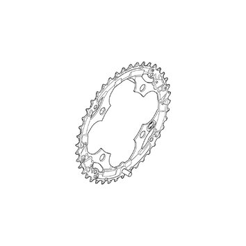 TARCZA DO KORBY SHIMANO 42T M361