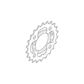 TARCZA DO KORBY SHIMANO 22T M361 CZARNA
