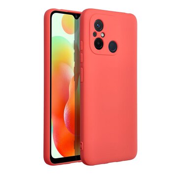 Futera SILICONE do XIAOMI Redmi 12C brzoskwiniowy