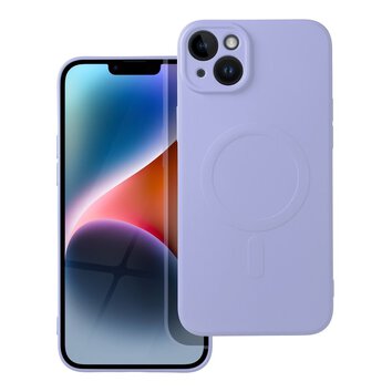 Futera Silicone Mag Cover kompatybilny z MagSafe do IPHONE 14 PLUS fioletowy